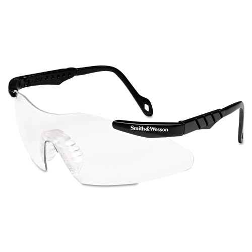 Smith and Wesson Magnum 3G Safety Eyewear， Black Frame， Clear Lens (19799)