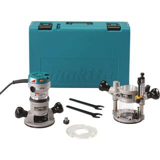 Makita 2-14 HP Router Kit with Plunge Base RF1101KIT2