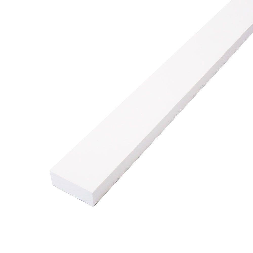 1 in. x 2 in. x 16 ft. Primed Pine Finger-Joint Board PFJB1216