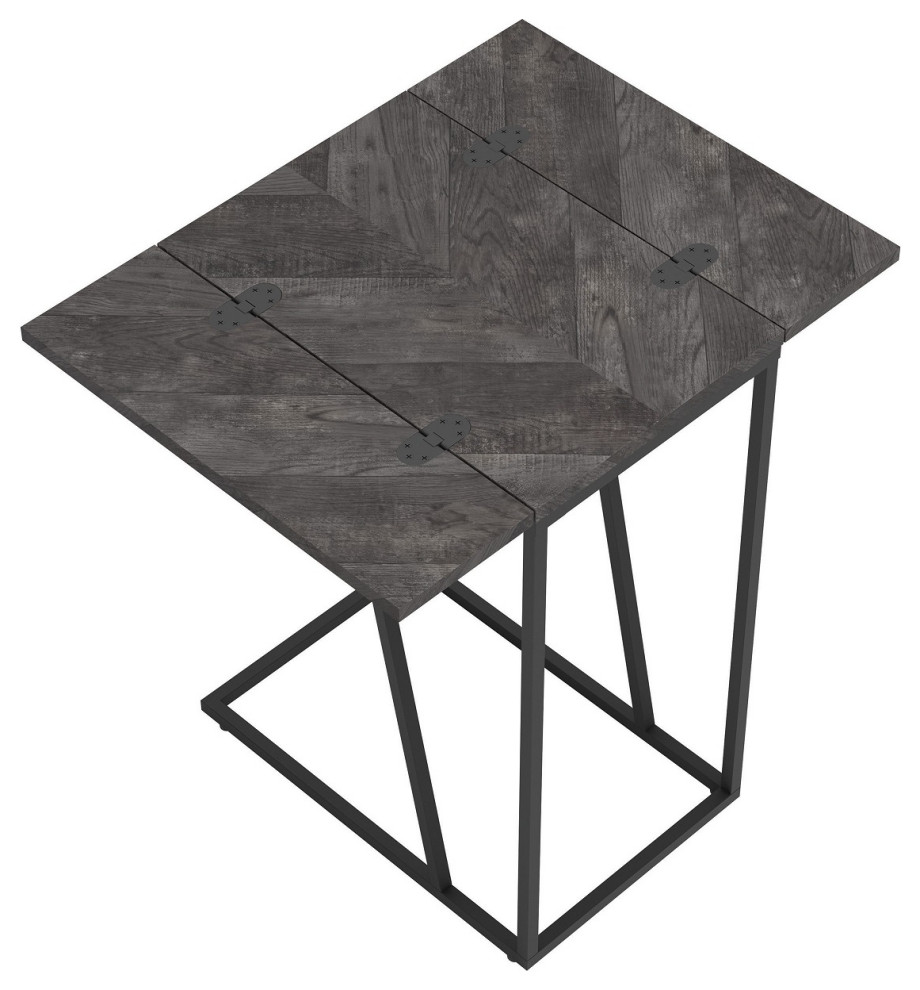 Expandable Rectangular Accent Table   Industrial   Side Tables And End Tables   by Simple Relax  Houzz