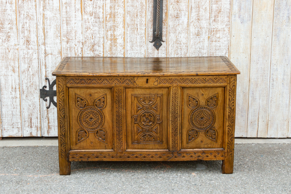 Handsome Early 19th Century English Chest   Mediterranean   Accent Chests And Cabinets   by De cor  Houzz