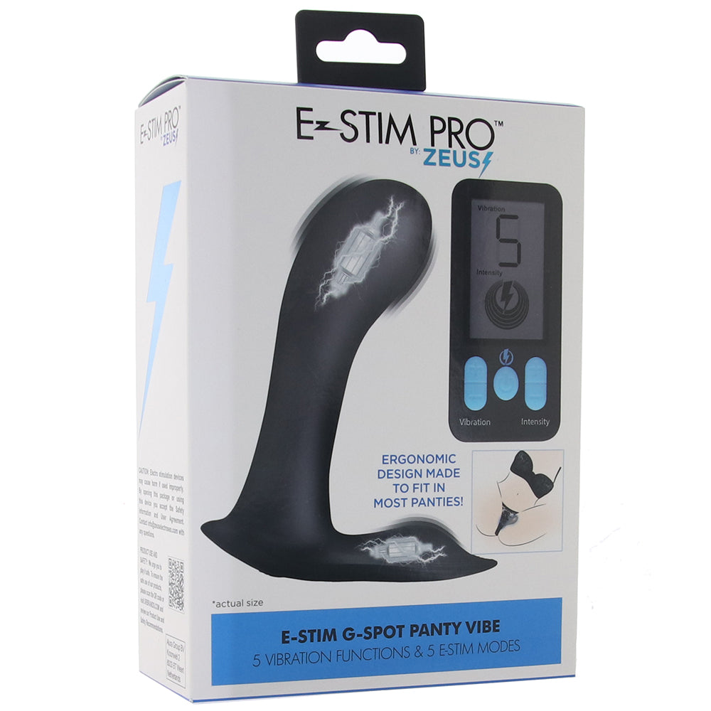 Zeus E-Stim Pro Remote G-Spot Panty Vibe