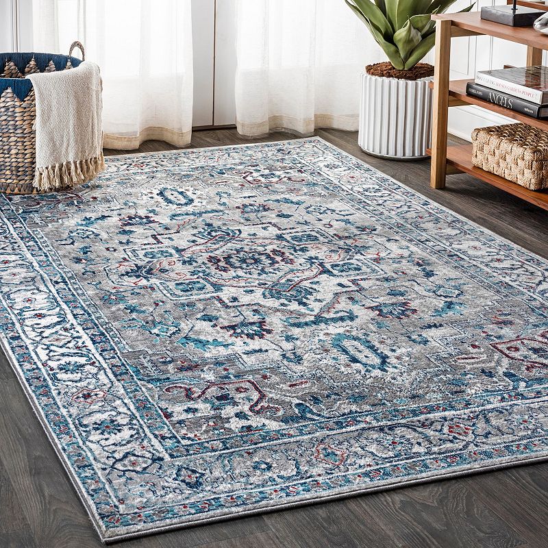 Edison Modern Vintage Medallion Area Rug