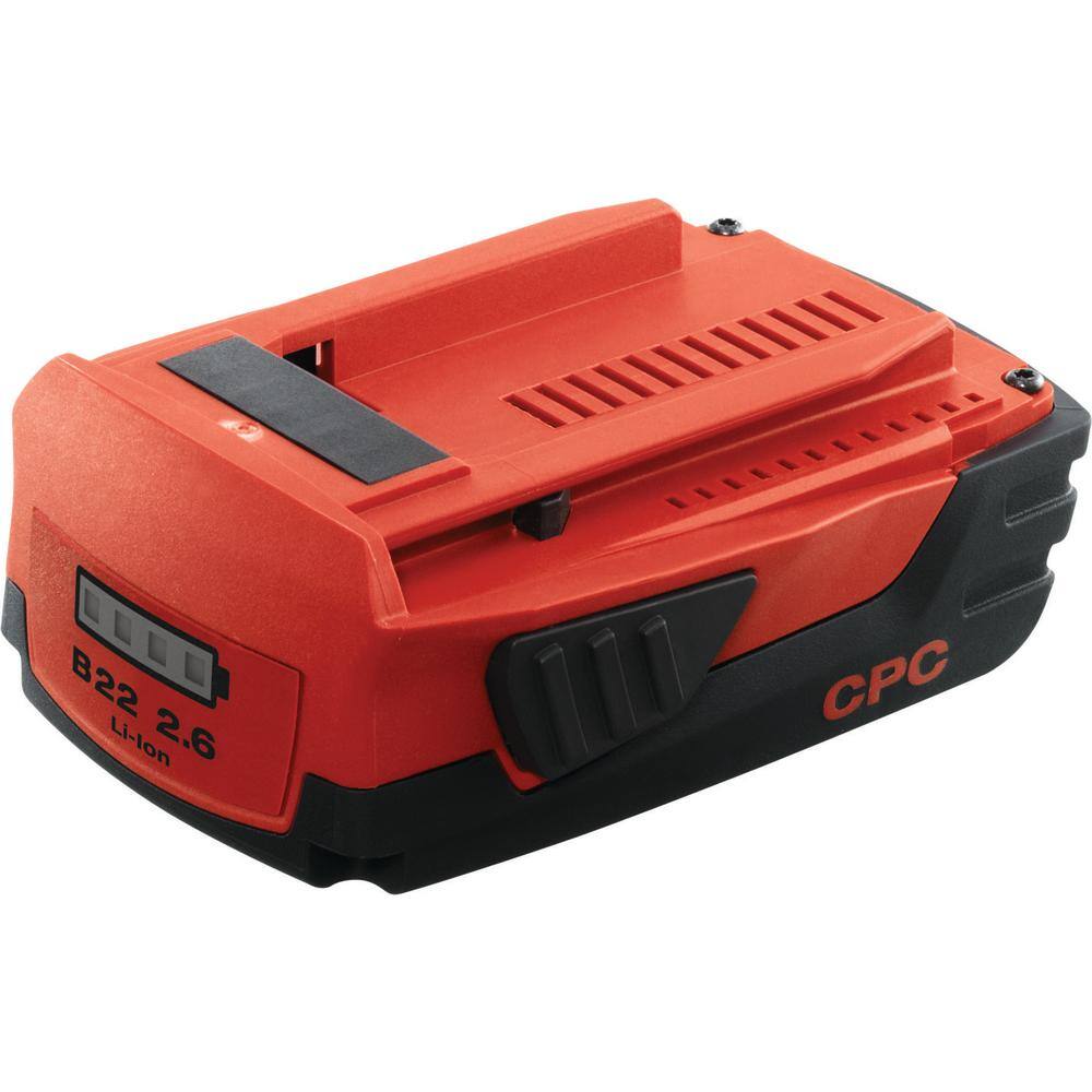 Hilti 22-Volt 2.6 Ah Compact Lithium-Ion Battery Pack 2136395