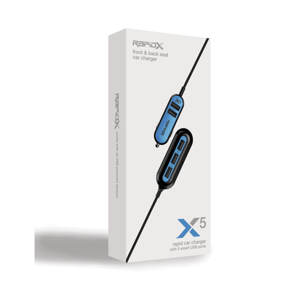 RAPIDX X5 BLK/BLUE 5 USB