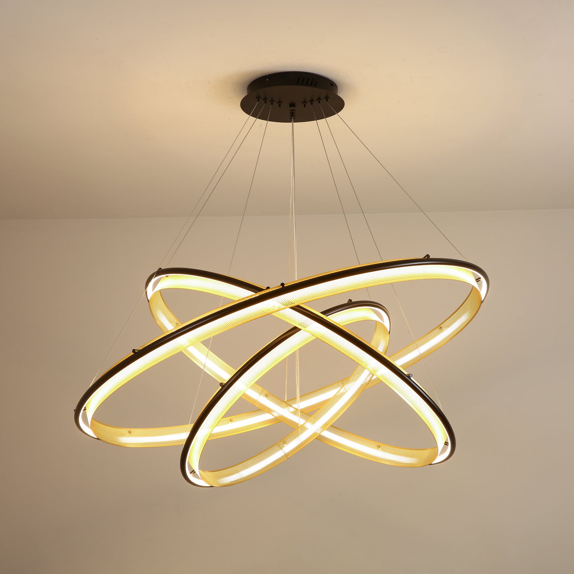 Acrylic LED Round Chandelier