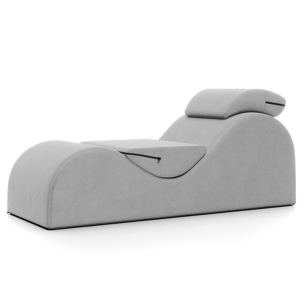 Avana Luvu Lounger   Chaise Lounge Chair for Yoga  Exercise  Stretching  Massage and More   High Density Foam Core