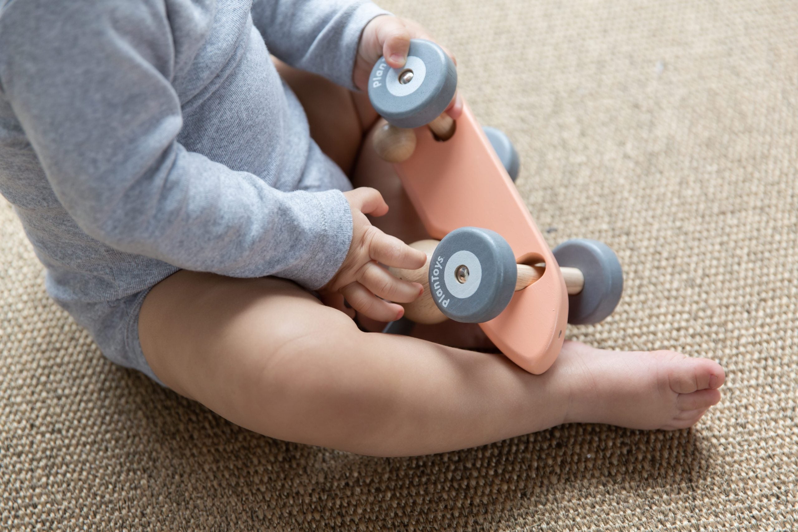 Wooden Bunny Racing Car