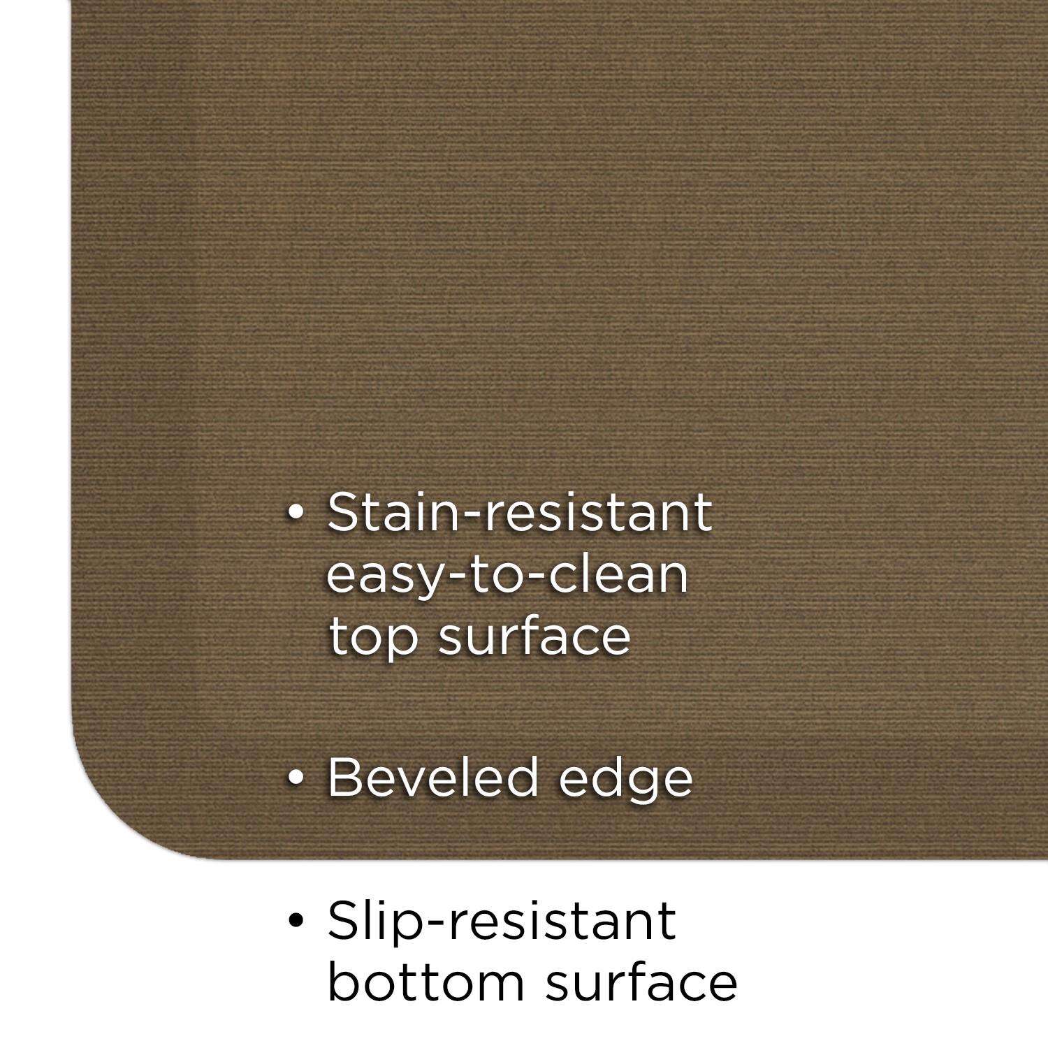 Gel Pro 30 in. L X 20 in. W Khaki Polyurethane Foam Anti Fatigue Mat