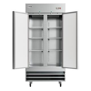 Koolmore 35 cu. ft. 2 Door Commercial Reach-In Refrigerator in Stainless Steel RIR-2D-SS35C