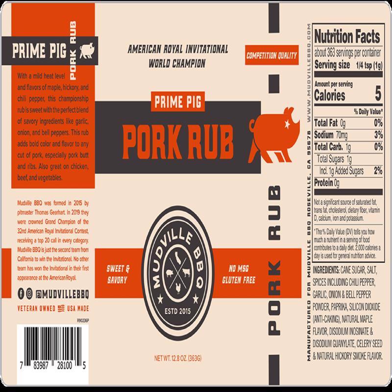 PRIME PIG RUB 12.8OZ