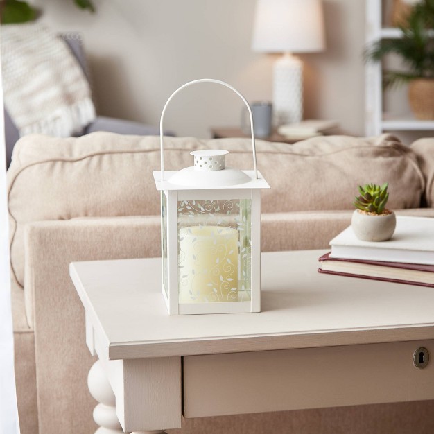 Glass Outdoor Lantern White Zingz amp Thingz