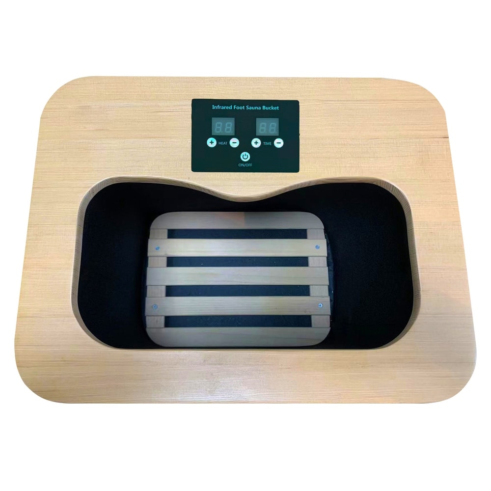 Portable Dry Heated Infrared Hemlock Foot Spa and Sauna