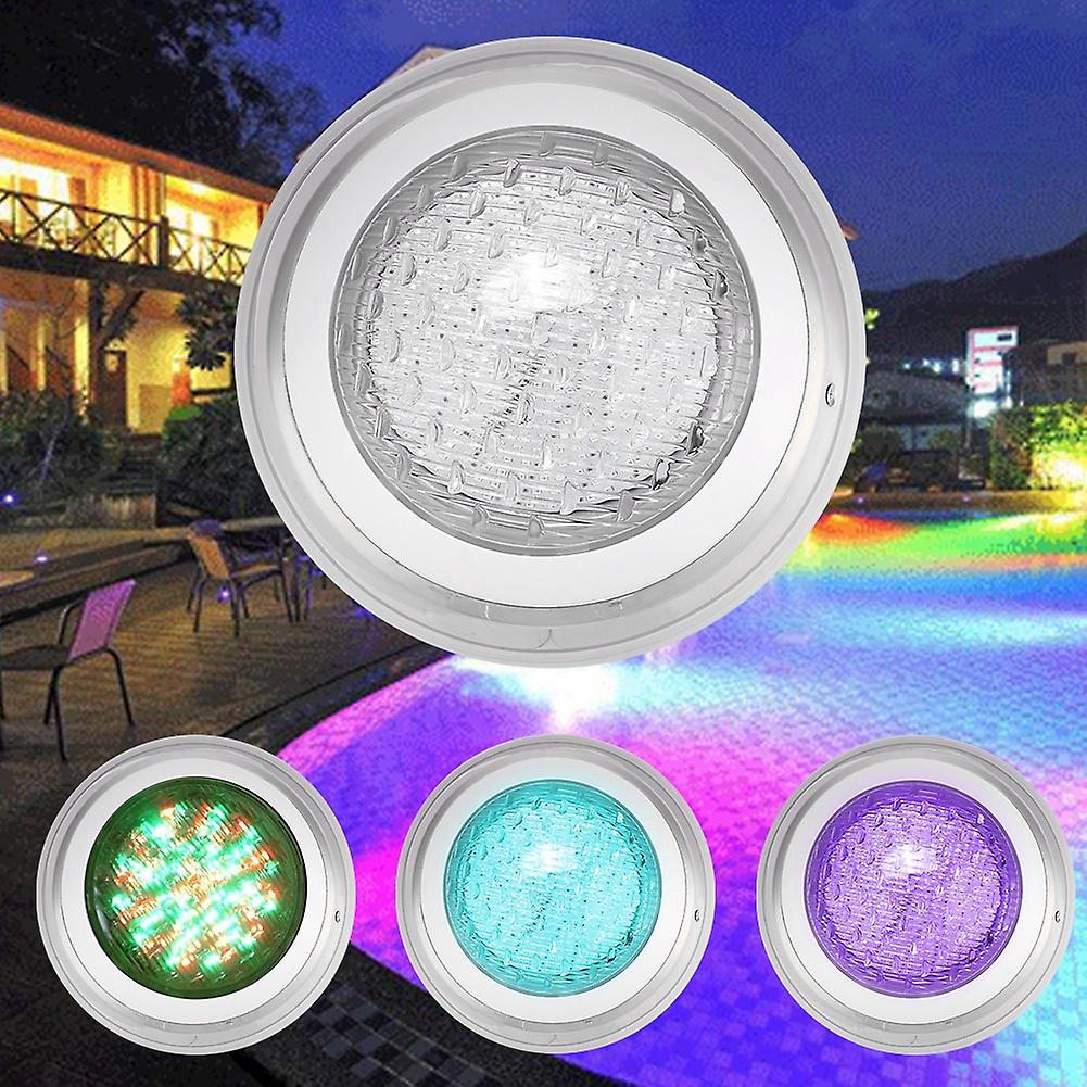 Ac12v 35w 360led Rgb Underwater Light Multicolor Waterproof Pool Lamp With Remote Control For Fish Pond， Pool， Rockery， Fountain