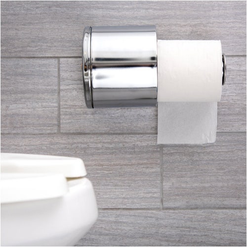 San Jamar R1500XC Covered Reserve Roll Tissue， Chrome