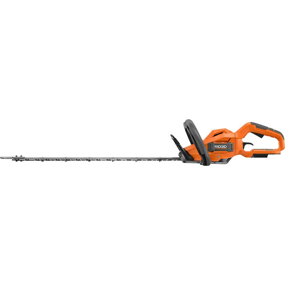 RIDGID 18V Brushless Cordless Battery 22 in. Hedge Trimmer (Tool Only) R01401B