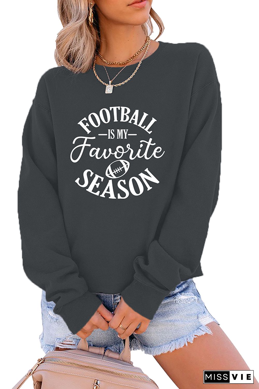 Football Is My Favorite Season Sweatshirt Wholesale