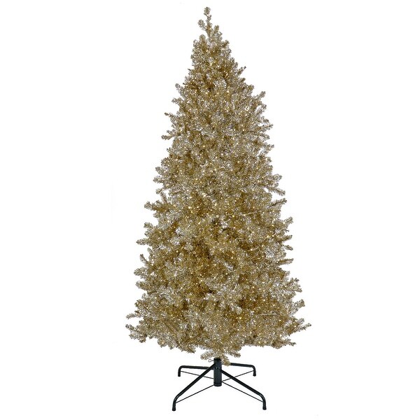 National Tree Company 9 ft. PreLit Christmas Platinum Metallic Tree