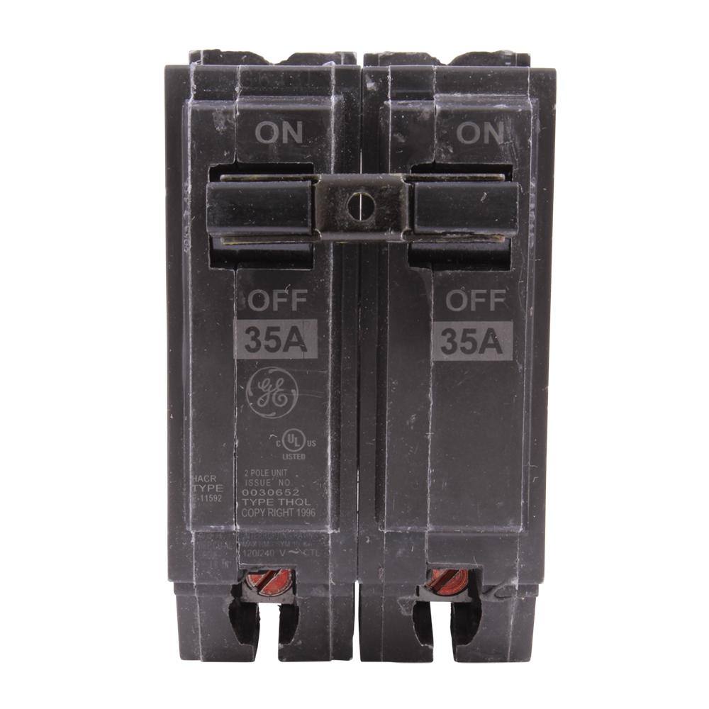 GE Q-Line 35 Amp 2 in. Double-Pole Circuit Breaker THQL2135