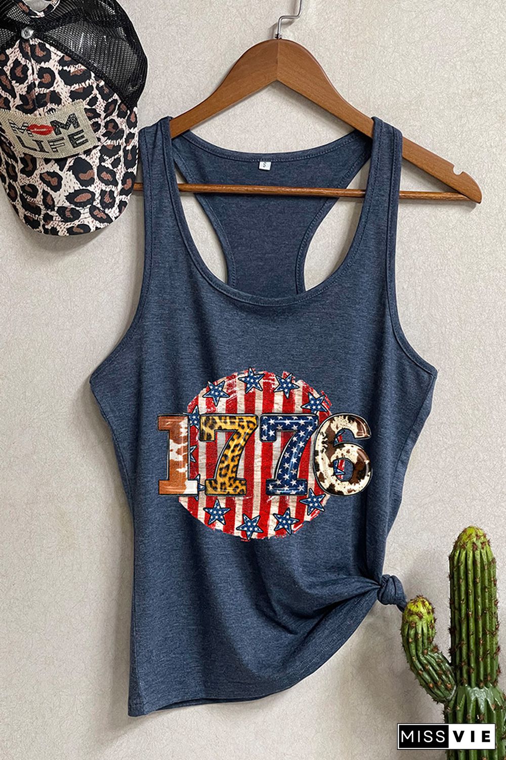 1776 Independence Day Date Year Tank Top