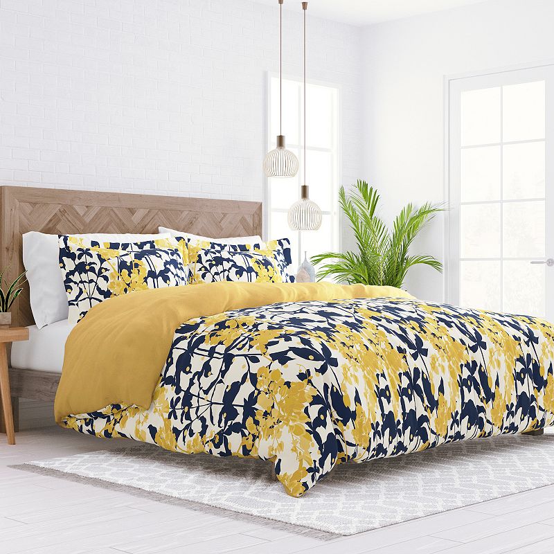 Home Collection Premium Ultra Soft Boho Flower Reversible Duvet Cover Set