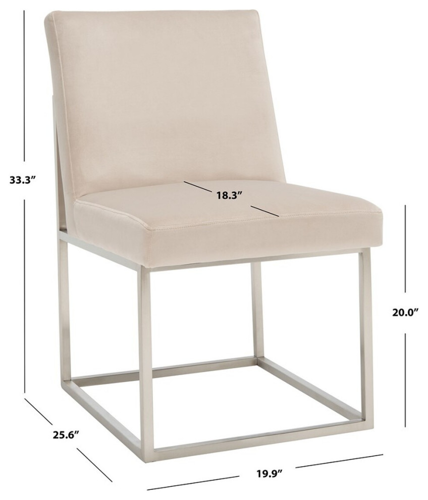 Safavieh Jenette Boucle Dining Chair   Contemporary   Dining Chairs   by Safavieh  Houzz