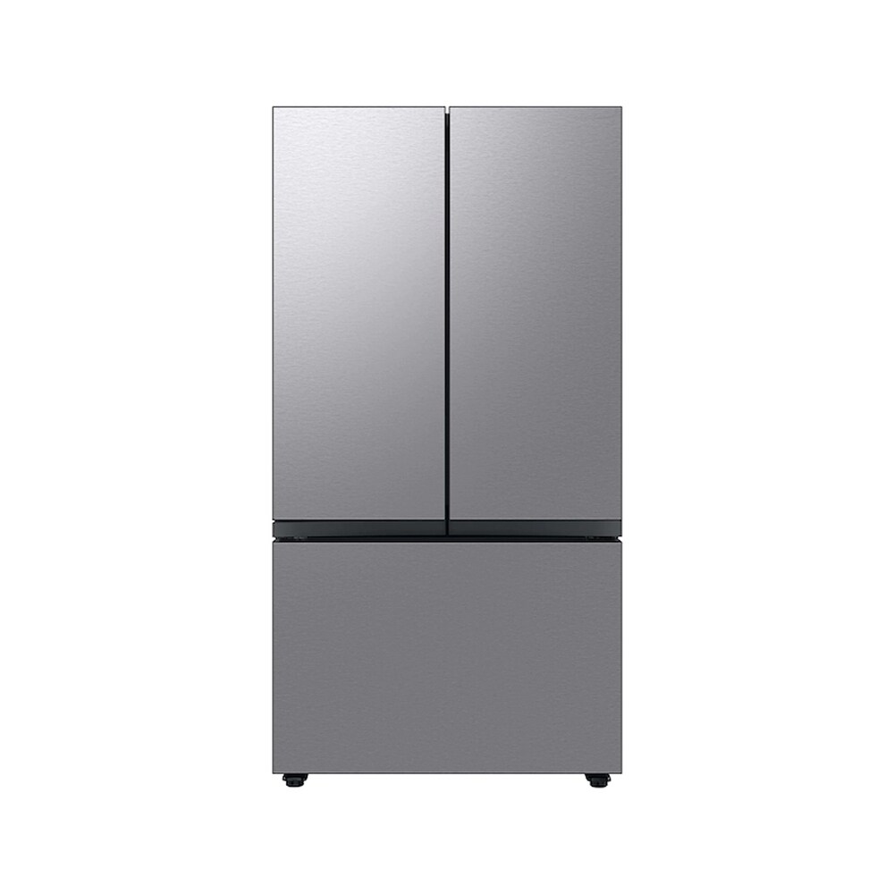 Samsung Bespoke 3 Door French Door Refrigerator (24 cu. ft.) with Beverage Center in Stainless Steel