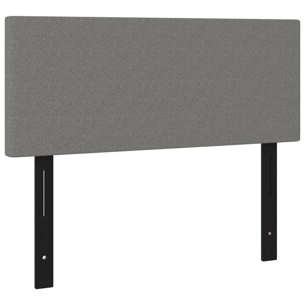 vidaXL Headboards 2 pcs Light/Dark Gray multisize Fabric - - 37421095