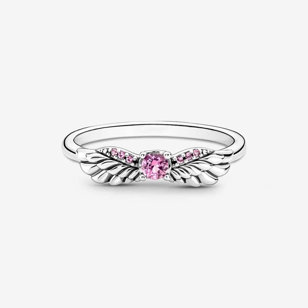 PANDORA  Sparkling Angel Wings Ring