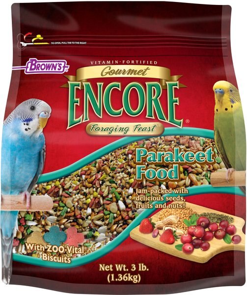 Brown's Encore Gourmet Foraging Feast Parakeet Food