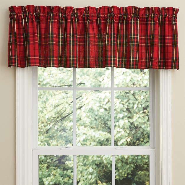 Park Designs Sportsman Plaid Valance 72 x27 x27 l