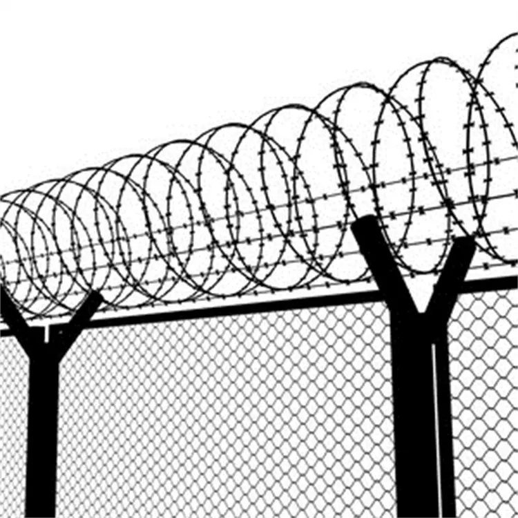 Hot Dip Galvanized Security Fence And Anti Climb Wire Mesh Fence