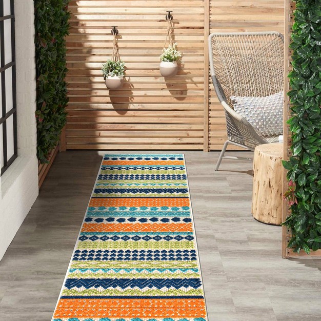 World Rug Gallery Ronda Contemporary Bohemian Indoor outdoor Area Rug