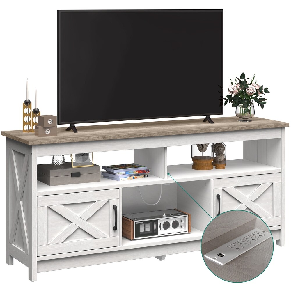 Farmhouse TV Stand for up to 65\