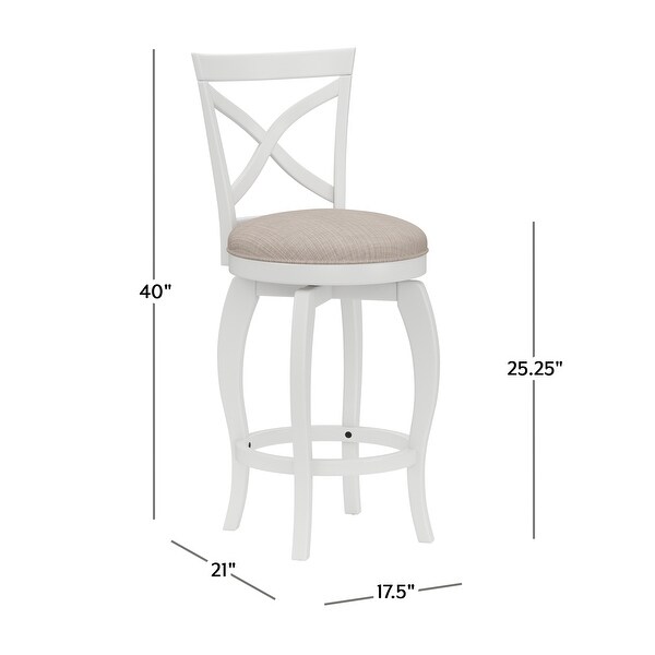 Hillsdale Furniture Ellendale Wood Swivel Stool