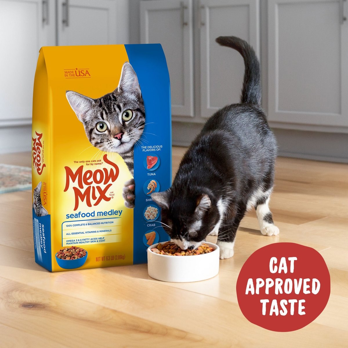 Meow Mix Seafood Medley Dry Cat Food