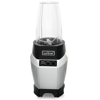 NutriChef 24 oz. Single Speed Black Digital Countertop Power Pro Blender with Pulse Blend NCBL1000