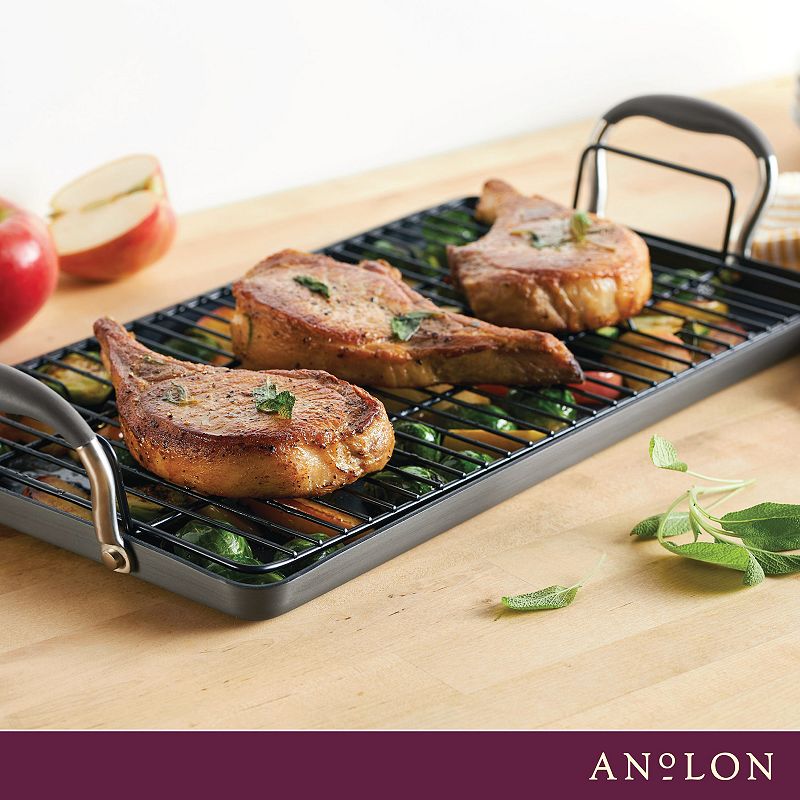 Anolon Advanced Home 10 x 18 Double Burner Griddle