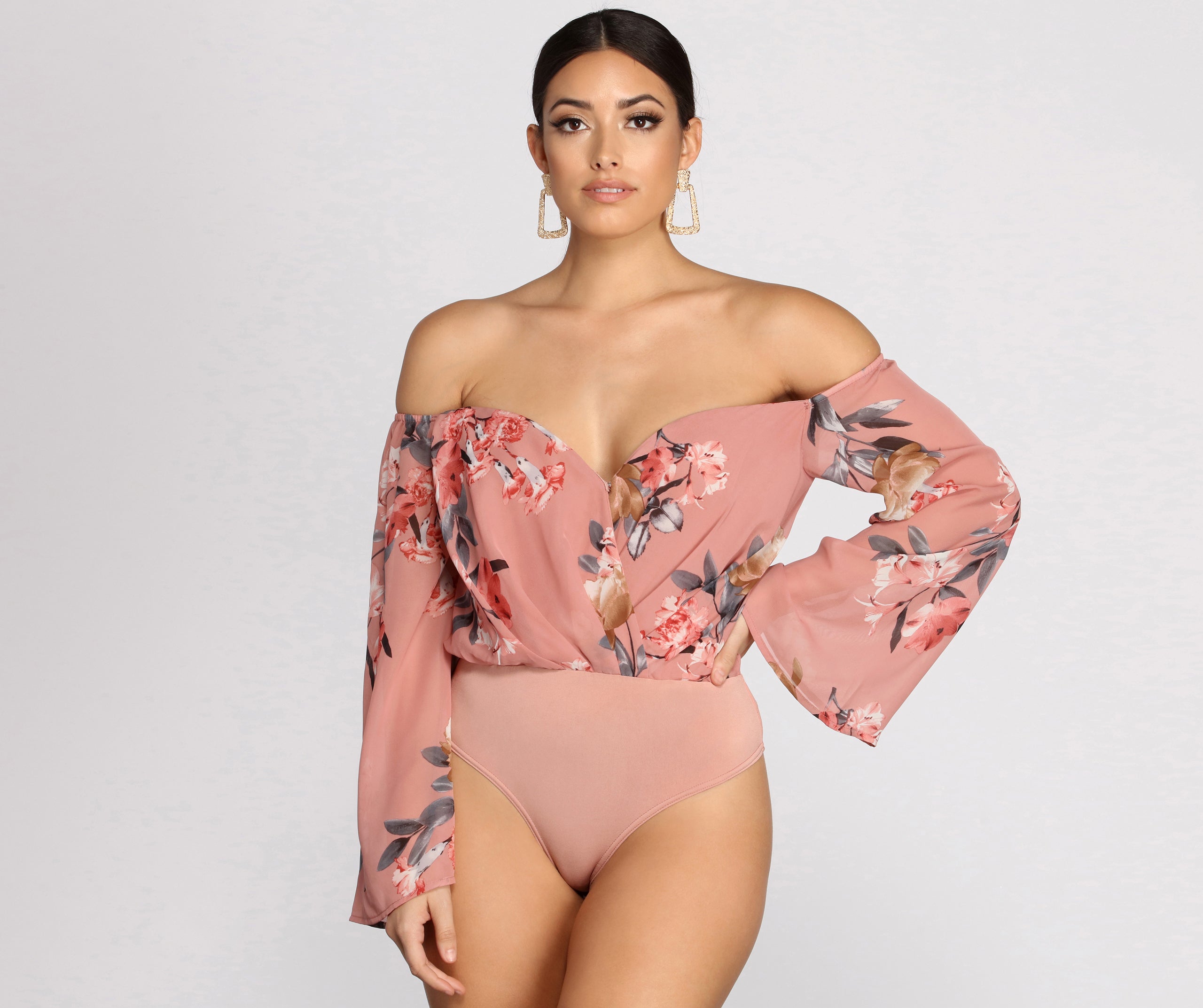 Darling Floral Chiffon Top