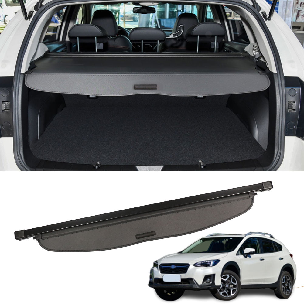 Fit Subaru Impreza 2014 2015 2016 Crosstrek 2013 2014 2015 2016 2017 Cargo Cover  for  Impreza 14-16 Crosstrek  13-17 Suv Accessory Black Retractable Rear Trunk Car Security Shade Shield Cover