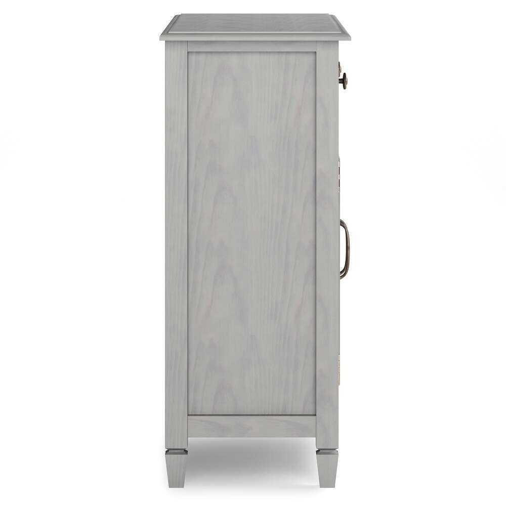 WYNDENHALL Hampshire Solid Wood Traditional Entryway Storage Cabinet   40\