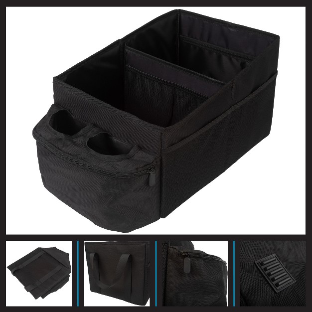 Stalwart Backseat Car Organizer With Cupholders