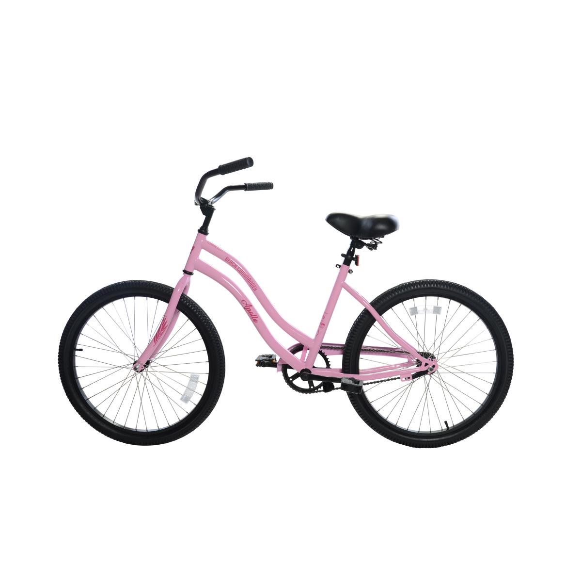 APOLLO Beach Commander， 24 In.， Single Speed Cruiser Bike， Pink