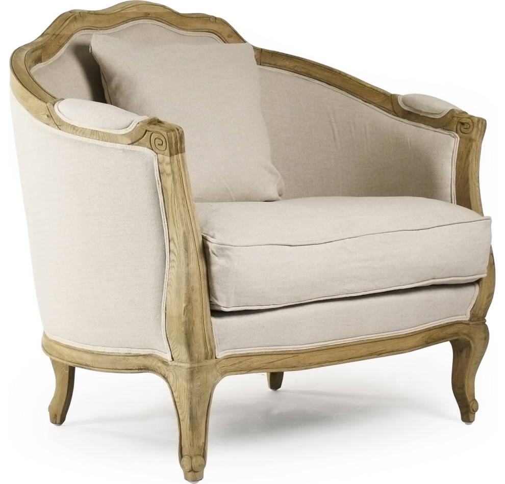 Maison Love Chair   Farmhouse   Armchairs And Accent Chairs   by HedgeApple  Houzz