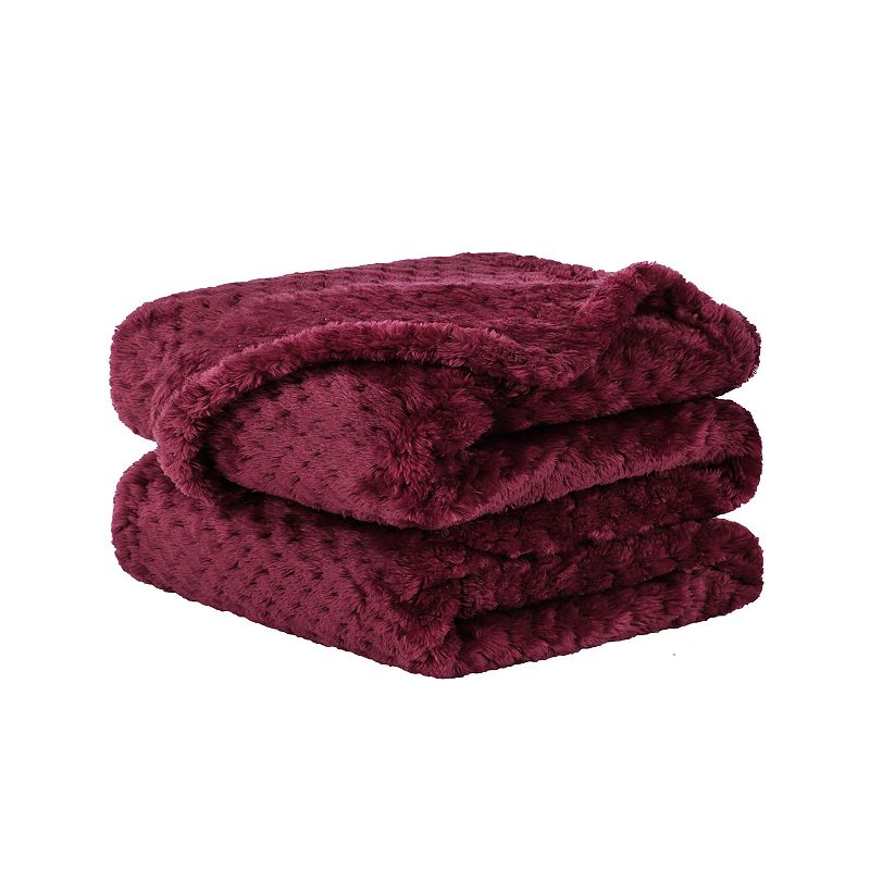 Luxury Fleece Bed Blanket Woven Mesh Pet 30x40