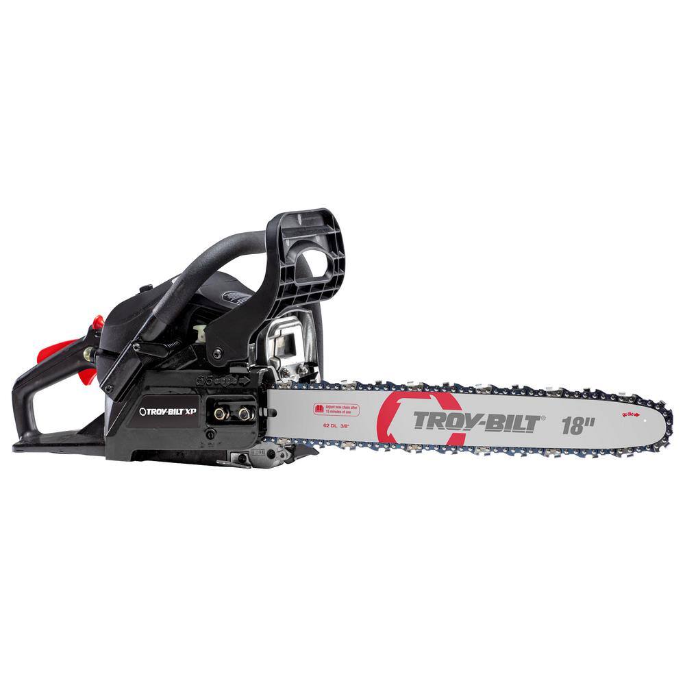 Troy-Bilt XP 18 in. 42cc 2-Cycle Lightweight Gas Chainsaw with Adjustable Automatic Chain Oiler and Heavy-Duty Carry Case TB4218C XP