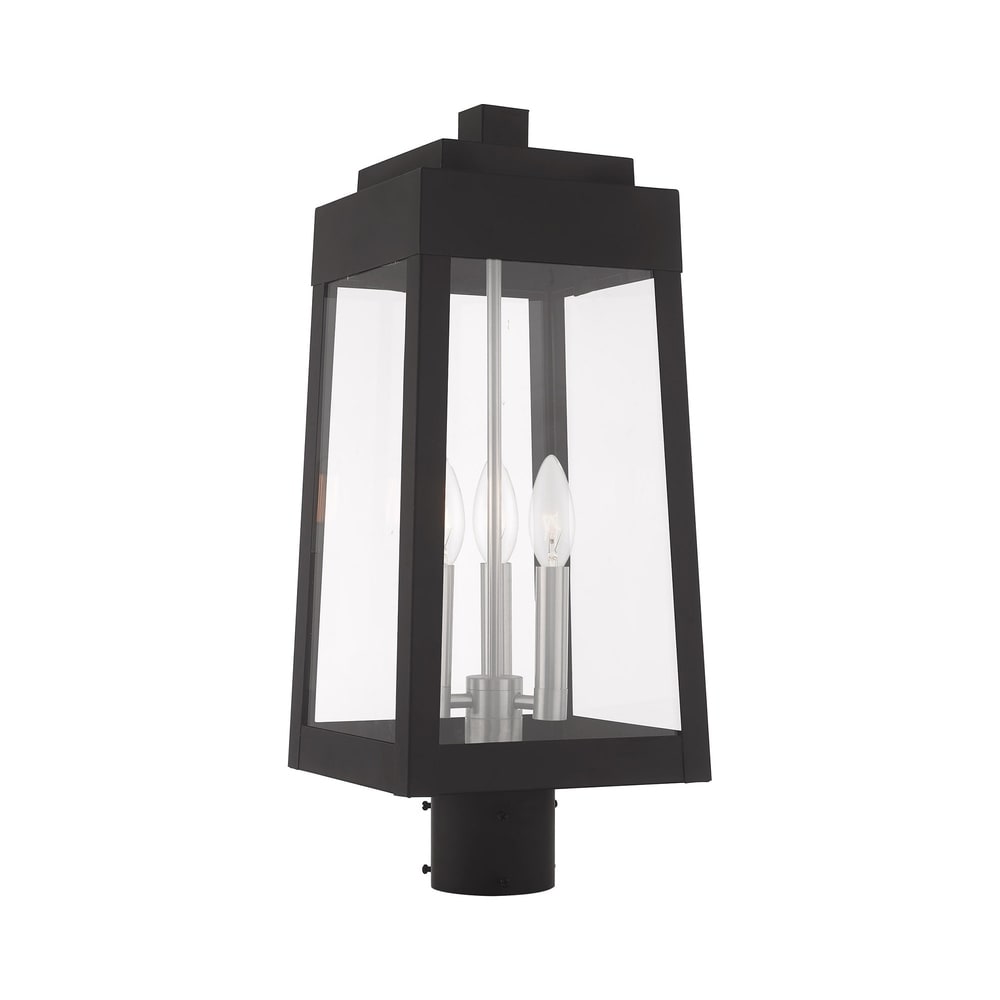 Livex Lighting Oslo 3 Light Outdoor Post Top Lantern   8.25\