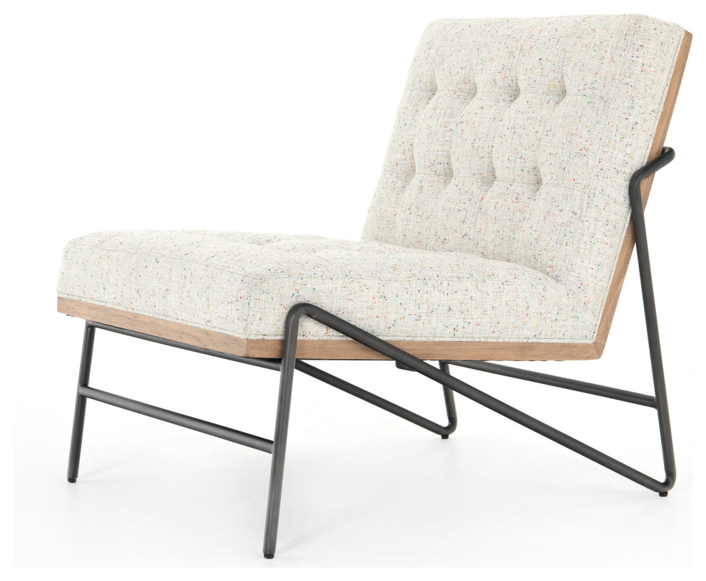 Onslow Chair Harness Burlap   Midcentury   Armchairs And Accent Chairs   by Rustic Home Furniture Deco  Houzz