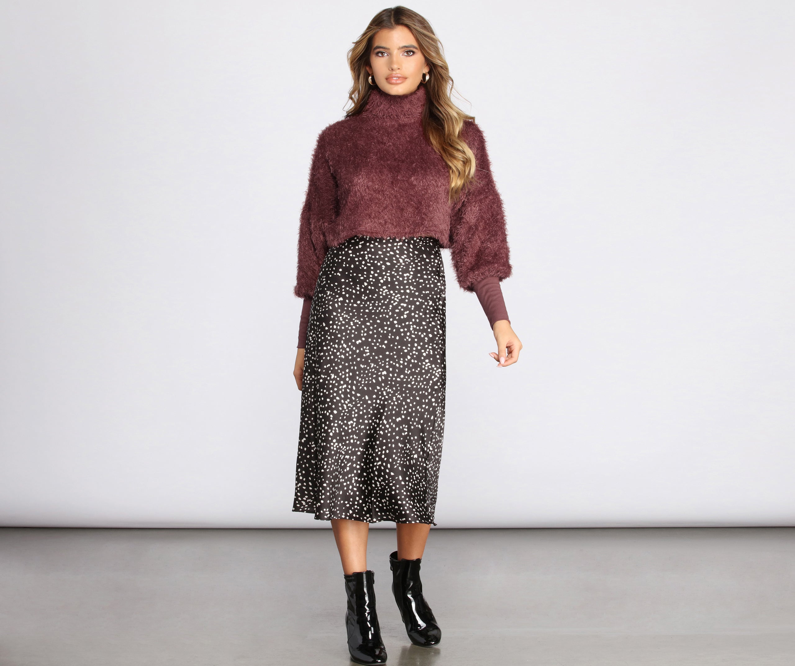 Cozy Cropped Fuzzy Sweater