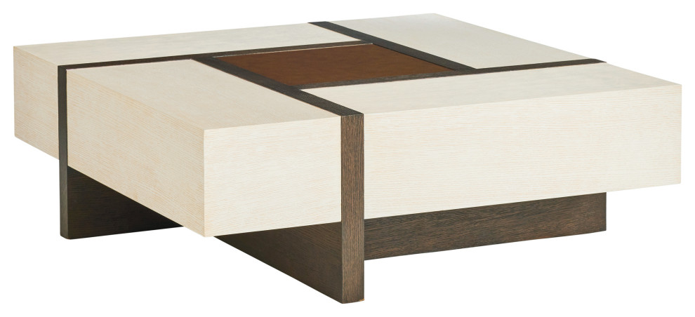 Links Square Cocktail Table   Beach Style   Coffee Tables   by Lexington Home Brands  Houzz